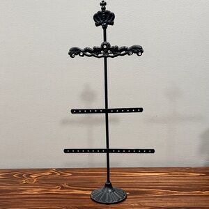 Black Jewelry Organizer Stand